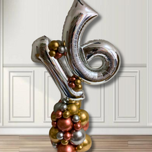 Load image into Gallery viewer, Any Age & Colour Organic Number Arrangement