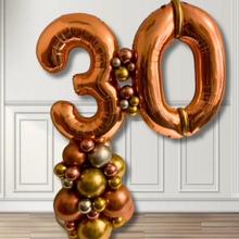 Load image into Gallery viewer, Any Age & Colour Organic Number Arrangement