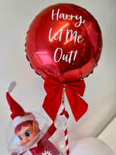 Load image into Gallery viewer, 'Stuck in a Cup' Elf Balloon Arrangement