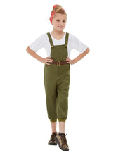 Load image into Gallery viewer, WW2 Little Land Girl Costume
