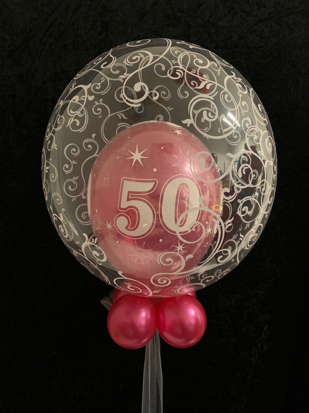 Milestone Filigree Bubble Balloon In a Box