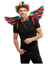 Load image into Gallery viewer, Rainbow Feather Wings
