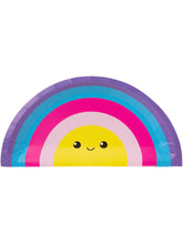 Load image into Gallery viewer, True and The Rainbow Kingdom Tableware Rainbow Party Plate
