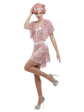 Load image into Gallery viewer, 20s Vintage Pink Flapper Costume Alt1
