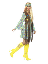Load image into Gallery viewer, 60s Hippie Chick Costume Alternative View 1.jpg
