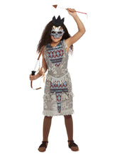 Load image into Gallery viewer, Girls Dark Spirit Warrior Costume Alt1
