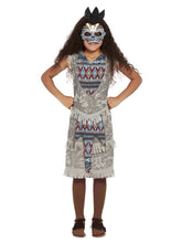 Load image into Gallery viewer, Girls Dark Spirit Warrior Costume
