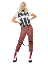Load image into Gallery viewer, Womens 90s Punk Rocker Costume Alt1
