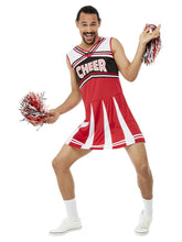 Load image into Gallery viewer, Give Me A...Cheerleader Costume, White &amp; Red
