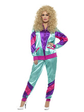 Load image into Gallery viewer, 80s Height of Fashion Shell Suit Costume, Purple
