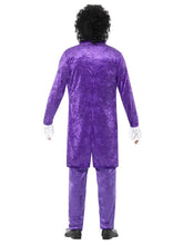 Load image into Gallery viewer, 80s Purple Musician Costume Alternative View 2.jpg
