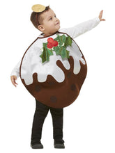 Load image into Gallery viewer, Childrens Christmas Pudding Glitter Costume Alternative Image
