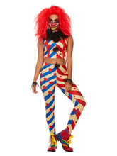 Load image into Gallery viewer, Creepy Clown Costume, Red &amp; Blue Alternate
