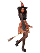 Load image into Gallery viewer, Vintage Witch Costume, Orange Alternate

