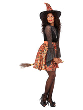 Load image into Gallery viewer, Vintage Witch Costume, Orange Alternate 2
