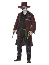 Load image into Gallery viewer, Deluxe Dark Spirit Western Cowboy Costume, Burgundy Alternate
