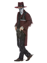 Load image into Gallery viewer, Deluxe Dark Spirit Western Cowboy Costume, Burgundy Side
