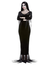 Load image into Gallery viewer, Addams Family Morticia Costume Alternative Image
