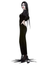 Load image into Gallery viewer, Addams Family Morticia Costume Side Image

