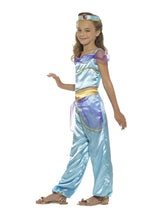 Load image into Gallery viewer, Arabian Princess Costume, Blue Alternative View 1.jpg
