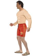 Load image into Gallery viewer, Baywatch Lifeguard Costume with Muscle Vest Alternative View 1.jpg

