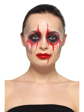 Load image into Gallery viewer, Blood Drip Bride Cosmetic Kit, Aqua Alternative View 3.jpg