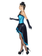 Load image into Gallery viewer, Burlesque Dancer Costume, Blue Alternative View 1.jpg
