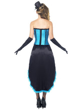 Load image into Gallery viewer, Burlesque Dancer Costume, Blue Alternative View 2.jpg
