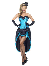 Load image into Gallery viewer, Burlesque Dancer Costume, Blue
