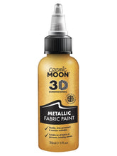 Load image into Gallery viewer, Cosmic Moon Metallic Fabric Paint