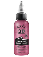 Load image into Gallery viewer, Cosmic Moon Metallic Fabric Paint