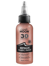 Load image into Gallery viewer, Cosmic Moon Metallic Fabric Paint