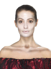 Load image into Gallery viewer, Day of the Dead Face Tattoo Transfers Kit, Red & Black Alternative View 2.jpg