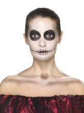 Load image into Gallery viewer, Day of the Dead Face Tattoo Transfers Kit, Red & Black Alternative View 3.jpg