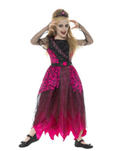 Load image into Gallery viewer, Deluxe Gothic Prom Queen Costume Alternative View 3.jpg
