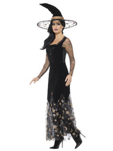 Load image into Gallery viewer, Deluxe Moon &amp; Stars Witch Costume Alternative View 1.jpg

