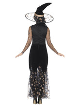Load image into Gallery viewer, Deluxe Moon &amp; Stars Witch Costume Alternative View 2.jpg
