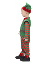 Load image into Gallery viewer, Elf Toddler Costume, Red & Green Alternative View 2.jpg