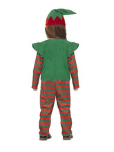 Load image into Gallery viewer, Elf Toddler Costume, Red & Green Alternative View 3.jpg