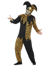 Load image into Gallery viewer, Evil Court Jester Costume, Black &amp; Gold
