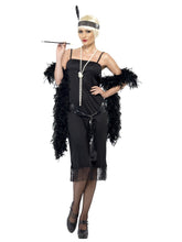 Load image into Gallery viewer, Flapper Costume, Black, with Dress
