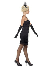 Load image into Gallery viewer, Flapper Costume, Black, with Short Dress Alternative View 1.jpg
