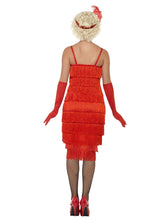 Load image into Gallery viewer, Flapper Costume, Red, with Long Dress Alternative View 2.jpg
