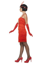 Load image into Gallery viewer, Flapper Costume, Red, with Short Dress Alternative View 1.jpg
