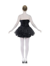Load image into Gallery viewer, Gothic Swan Masquerade Costume Alternative View 2.jpg
