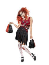 Load image into Gallery viewer, High School Horror Cheerleader Costume Alternative View 3.jpg
