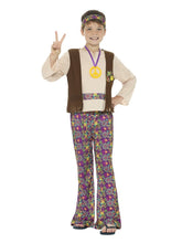 Load image into Gallery viewer, Hippie Boy Costume, with Top, Attached Waistcoat
