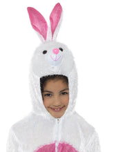 Load image into Gallery viewer, Kids Bunny Costume, White, Medium Alternative View 3.jpg
