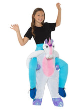Load image into Gallery viewer, Kids Piggyback Unicorn Costume
