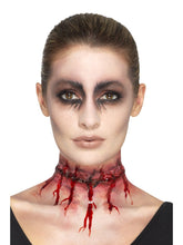 Load image into Gallery viewer, Latex Stitched Scar Prosthetic Alternative View 4.jpg